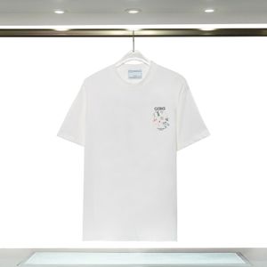 Модная брендовая мужская футболка с клееным буквенным узором и коротким рукавом для отдыха, свободная женская футболка High Street, одежда для пар, топ S-3XL 008