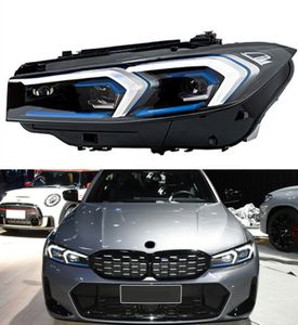 Araba Led BMW G20 G28 Turn Sinyal Far 2020-2022 DRL Yüksek Beam Projektör lens