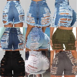 Dżinsy 2023 Projektant Summer Denim Shorts Kobiety dżinsy Vantage rozerwane w talii szorty mody prania retro dżinsowe szorty, które