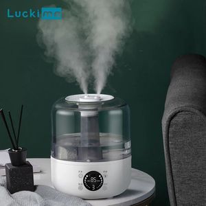 Umidificatore intelligente 3000ML con timer telecomando Doppia nebbia per home office Diffusore di aromi di olio essenziale Fogger regolabile 231226