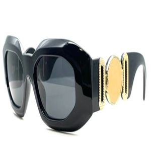 2024SungLASSes para homens retângulo 54 mm 4425 Designer unissex Goggle Beach Ciclone Sport Máscara de máscara de sol dos óculos de sol Black Square Design UV400 com caixa