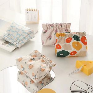 Storage Bags 1pcs Cosmetics Coin Wire Holder Pouch Bag Portable Earphone Cards Lipsticks Auto Close Organizer Travel Jewelry