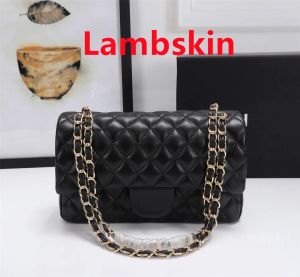 Tasarımcı Çantalar Crossbody Bag Klasik Flep Omuz Çantası Cowhide Orijinal Deri Moda Cüzdan Altın Zincir Omuz Çantaları Çanta Çantaları Çanta Lüks CC Çanta Kadınlar