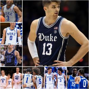 Customzied 25 Mark Mitchell 21 Christian Reeves Blue Devils Jersey Personalizado Qualquer Nome Número Homens Mulheres Juventude Jerseys 20 Neal Begovich 0 Jared McCain