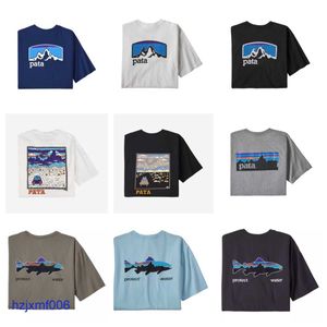 7yoa Herren T-Shirts Designer T-Shirts Grafik T-Shirt Baumwolle Blau Schwarz Whirt Outdoor Be on Foot Climb a Mountain S M L XL 2XL 3XL Hochwertige Kleidung Damen