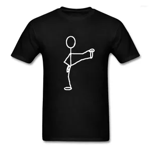 Herr t-skjortor skräddarsydd tryckt gåva galen yogas balans skjorta formell sommarstil t-shirt herrar vuxen o hals t-shirt försäljning