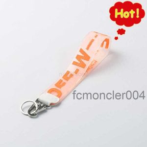 Keychains Lanyards Key Chain White Luxury Rings Clear Rubber Jelly Letter Print Keys Ring Fashion Men Kvinnor Canvas Keychain Camera Pendant Beltqvj RT LT5D