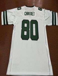 Custom Men 1997 Wayne Chrebet 80 Real Full Embroidery College Jersey Size S4XL أو Custom أي اسم أو رقم Jersey1157695