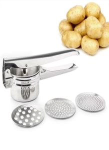 Obst Gemüsewerkzeuge Kartoffel Masher und Ricer Manual Juicer Squeezer Press Baby Nahrungsergänzungsmaschine Multifunktionale Küche CF7994580