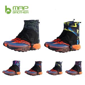 MAP BROTHER F1001 Men Women Cycling Shoe Cover High Leggings Hiking Running Trail Gaiters Jogging Protective Sand Proof Wrap 231227