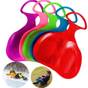 5pcs Inverno Sleigh Sleigh Snow Sled Grass Slider Slider Luge Ski Board Kids Snow Snowled Outdoor Sports Artigos por atacado 231227