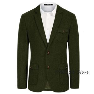 Kurtka męska swobodny biznes Slim Fit Blazer Hombre Suit Herringbone Therno Masculino Men Ubranie