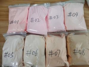 1KG Nude Nail Acrylic Powder Light Color Carving Crystal Dipping Powder Professional Pink Nail Extension Builder Acrylic Powder 231227