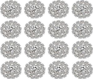 50 adet rhinestone süslemeleri düz sırtlı gümüş rhinestone takı çiçek kristal düğmesi aksesuar için diy takılar yapmak wedd9193734