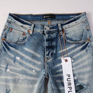 Designerjeans lila Jeans für Männer Retro -Hosen Hosen Luxushosen Herren Farbe Punkte Design Punk Frauen Jnco Hosen lila Marke Jeans