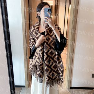 Designer Women Scarf Cashmere F Pashmina Letter Wrap Luxury Fashion Mortcherchfief 180*65 cm Bandelet femmina Sciallo morbido Classici