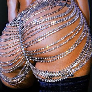 Sexig metall kroppskedja sommarkjolar glitter se genom paljetter mini kjol klubb pary kjolar 2020 nya Faldas HL T2005082772