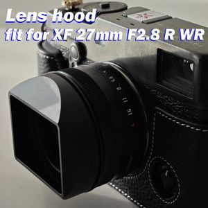 XF 27mm F28 R WR Second Generation Lens Square Hood for XE4 XH2 XT4 XS10 XT5 xpro1 TTArtisan Camera Cover Protector Hold 231226