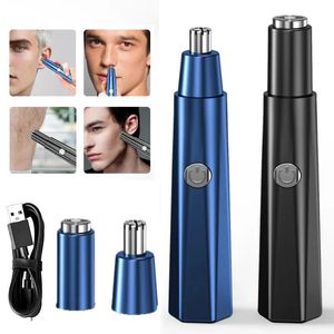 Updated Electric Shaving Nose Ear Trimmer Safe Face Care Rechargeable Nose Hair Trimmer for Men Shaving Hair Removal Razor Beard 231227