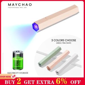 Maychao tragbare Mini -Nagel -Trockner -Lampe UV -LED -Nagellicht zum Heilung aller Nagelgel Schnell trockener USB -Nagelkunstwerkzeug Geschenk Home Travel Verwendung 231227