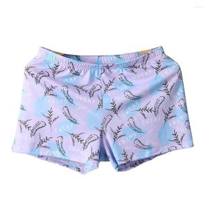 Mutande da uomo sexy bauli a vita bassa cartone animato stampato ghiaccio slip boxer senza cuciture custodia morbida biancheria intima pantaloncini traspiranti scivola Homme