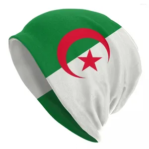 Basker Algeriet Flagghatthattar Cool Knit Hat For Women Men Winter Warm Skullies Beanies Caps