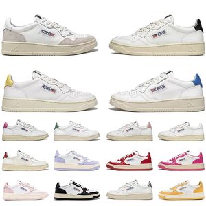 aaa+Quality Top og Autrys medalist sneakers designer shoes for men women Action Two-Tone Leather Suede Low USA mens casual outdoor Platform Sports trainers size 36-43
