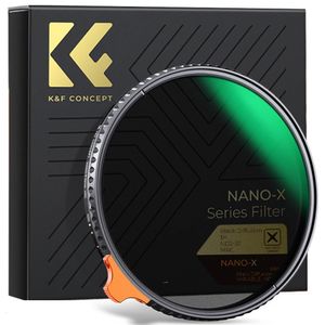 K F CONCEPT ND232 14 Black Mist Diffusion Camera Filter lens Variable 2 in 1 ND Filters Video 49mm 52mm 58mm 62mm 67mm 77mm 231226