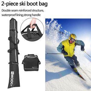 2st/Set Snowboard Bag stora kapacitet Vattentäta skidstövlar Vinterskidutrustning förvaringspåse unisex snowboard täckning 231227