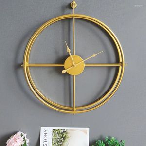 Zegary ścienne 50/60 cm vintage metalowy zegar nowoczesny design do dekoracji biura domowego wiszące zegarki