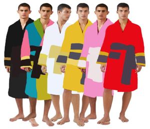 cotton sleeprobe bathrobe women man unisex sleep robe 100 cotton high quality 6 colors selling ship out by DHL UPS FEDEX kl8389298