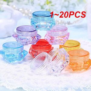 Storage Bottles 1-20PCS 5g Mini Look Cream Jar/Box Colorful Cosmetic Organizer Bottle Face Jar Container Wholesale