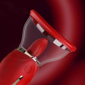 SS22 Sex Toy Massager New Toys Женщина влагалище всасывание насосов клитор облизывание языка присоска груди массаж