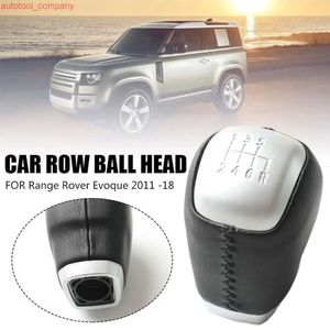 Nytt för Range Rover Evoque 2011-2018 LR024719 Manual 6 Speed ​​Sport Leather Gear Knob i svarta biltillbehör