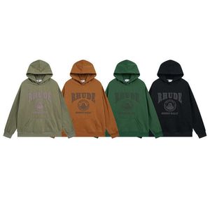 Molus de camisetas masculinas Novas modernas Rhudehoodies Paradise Valley Desert Rally Impressão unissex Capuz Sweater 2POB