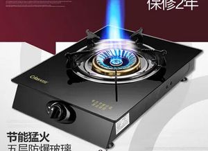 Sets high flame embedded single toughened glass kitchen gas burner, energy saving kitchen burning gas oven gas cookers