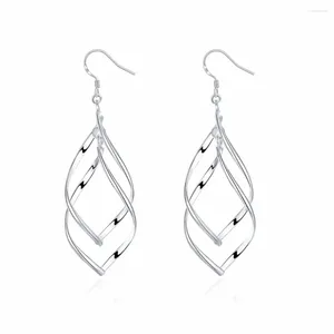 Dangle Earrings Est Style Fashion Jewelry 925 Solid Silver Plated Drop Earring Brincos De Prata For Women High Quality