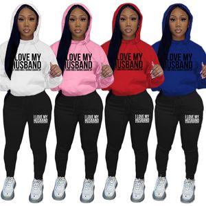 Designer plus size jogger kostymer 3xl 4xl Women Fleece Tracksuits Lång ärm Hooded Hoodie Sweatpants Two Piece Set Outdoor Sweatsuits Wholesale Clothing 10478