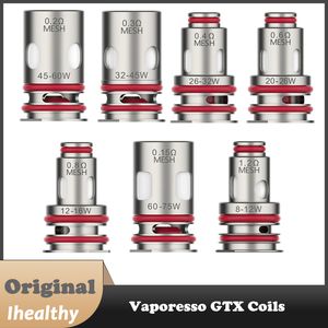 Vaporesso GTX MESH COIL 0,15Hm 0,2Hm 0,3Hm 0,4Hm 0,6Hm 0,8Hm 1,2Hm Passning för förångning PM80 (SE)/PM30/Gen Air 40 Kompatibel med DTL/begränsad DTL/MTL