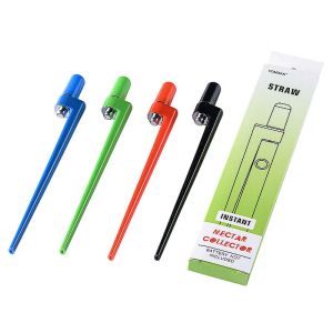 Omedelbar nektarsamlare Pipe Hookahs PC Plastiska rökningstillbehör Keramiska spole Dab Oil Rigs Instant NC 1,0ohm 1,2Hm BJ