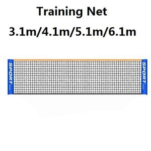 3.1/4.1/5.1/6.1M Sport Sport Allenamento sportivo Standard Badminton Net Volleyball Net Easy Setup Tennis Mesh Net Exerction 231227 231227