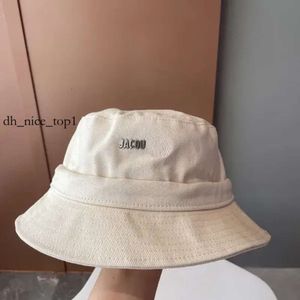 Jaquemuss Hats Letters Bucket Color Brim Fashion women Bucket Designerソリッドクラシックハット男性880女性デザイナーハット