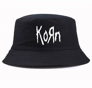 Estilo verão Korn Metal Rock band impressão balde chapéu Unissex Panamá harajuku pop Bacia cap8119519