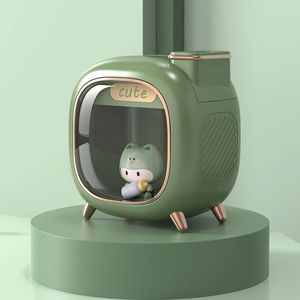 Desktop Humidifier With Colorful Ambient Light Cute Pet Aroma Diffuser for Home Aromatherapy Humidifiers Diffusers Bedroom 231226