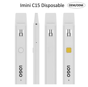 OEM/ODM 1 ml 2 ml Penne a vapori di vaporizzazione Vio vuoto Dispositivo ricaricabile olio spesso olio da 300 mAh kit vape pod serbatoio visivo in bobina in ceramica svuota 510 cartuccia scatola