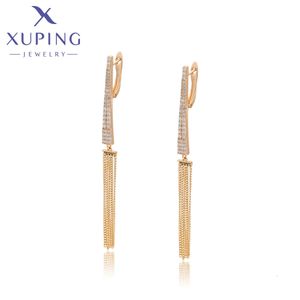 Xuping Jewelry Fashion Прибытие золотой цвет серьги для женской женской вечеринки A00918499 231227