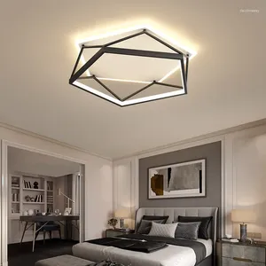 Luzes de teto quarto lâmpada led simples moderno mestre nórdico luxo ins net vermelho quarto personalidade criativa lâmpadas