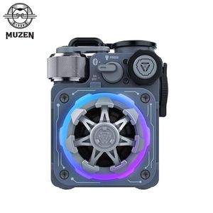 Palestrantes muzen cyber cubo premium fidget spinner rgb speaker wireless bluetooth subwoofer speaker colector's edition