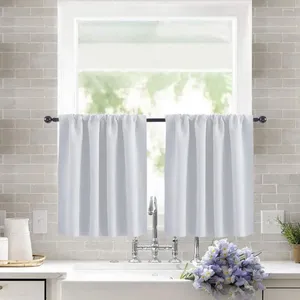 Cortinas opacas pequeñas de alta precisión para baño, cocina, revestimientos de ventanas, privacidad, resistencia a los rayos UV