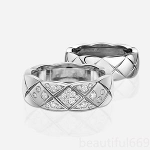 Designer Ring Luxusband Ringe für Männer Frauen Titanium Stahl Gravures Buchstabenmuster Liebhaber Schmuck Viele Anwendungen